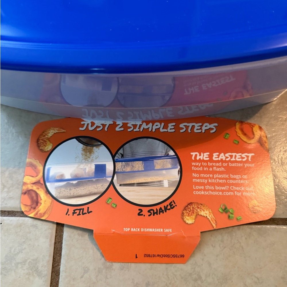 New COOKS CHOICE ORIGINAL XL BETTER BATTER BOWL